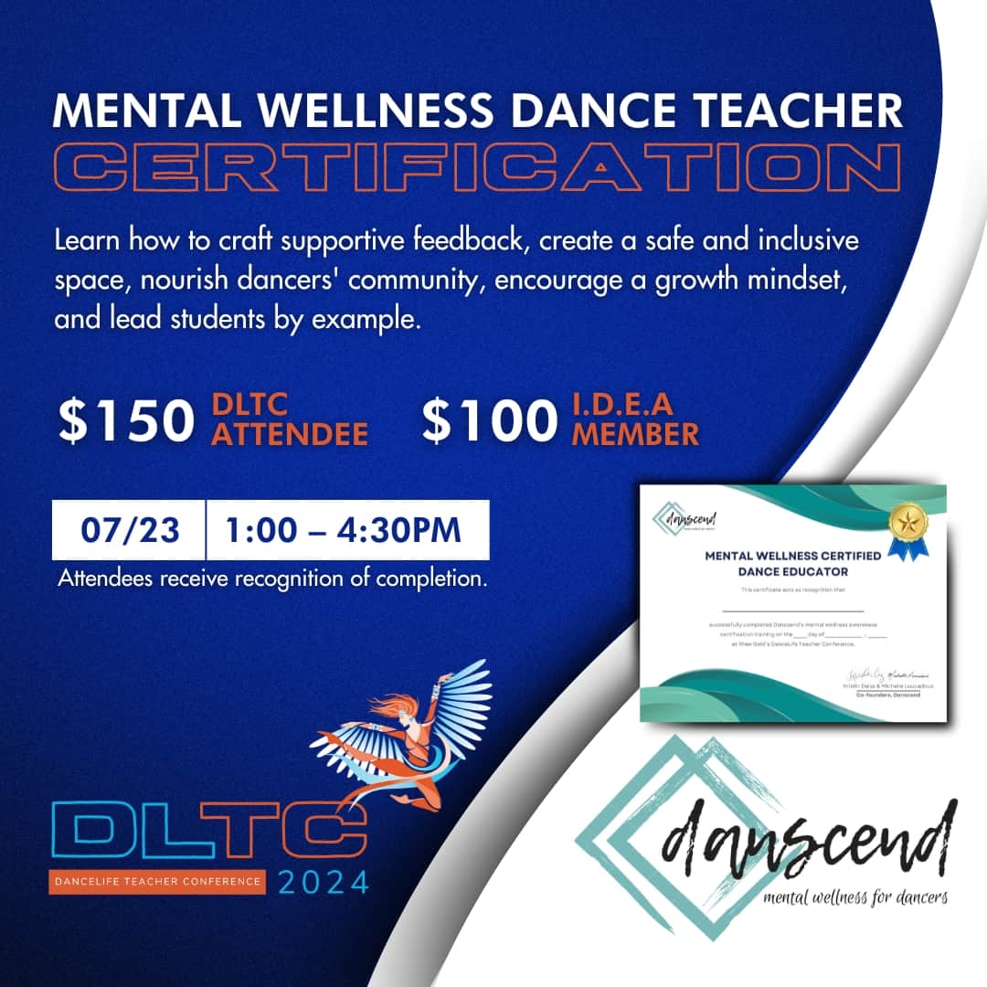 DLTC x Dance Educator Certification Course (Instagram Post)