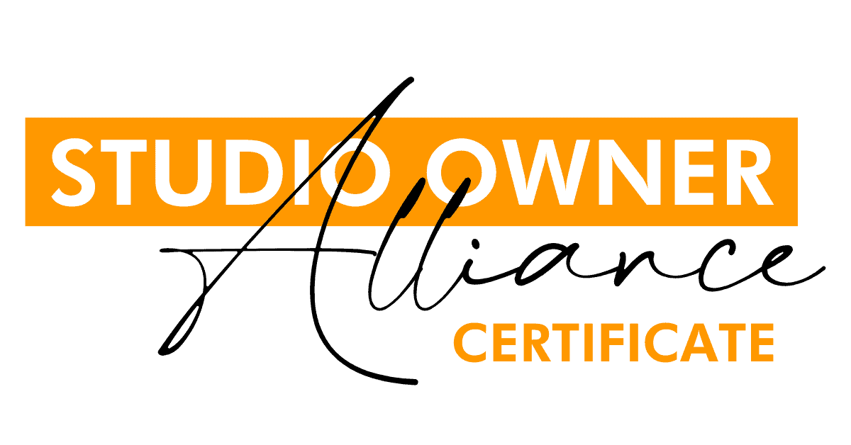Studio Owner Alliance Certification